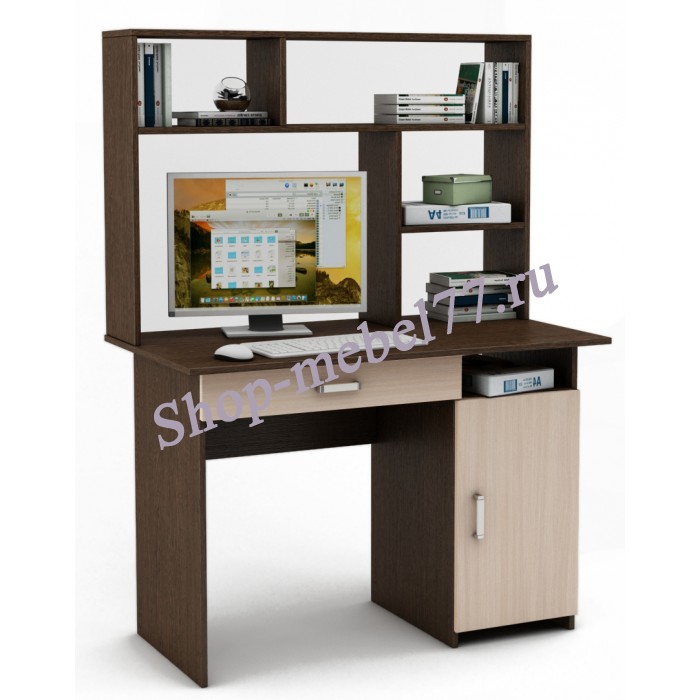 Письменный стол Лайт-3Я с надстройкой