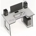 Геймерский стол СКП-4 белый с чёрным