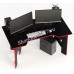 Геймерский стол СКП-10 чёрный с красным