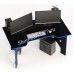 Геймерский стол СКП-10 чёрный с синим