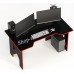 Геймерский стол СКП-2 чёрный с красным