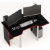 Геймерский стол СКП-5 чёрный с красным