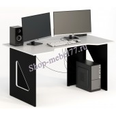 Геймерский стол СКП-8 чёрный / белый