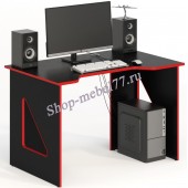 Геймерский стол СКП-3 чёрный с красным